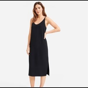 Everlane Japanese GoWeave Slip Dress - Black